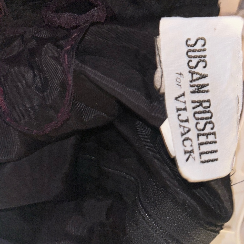 Vintage 80s Formal Black Dress - Picture 10 of 11